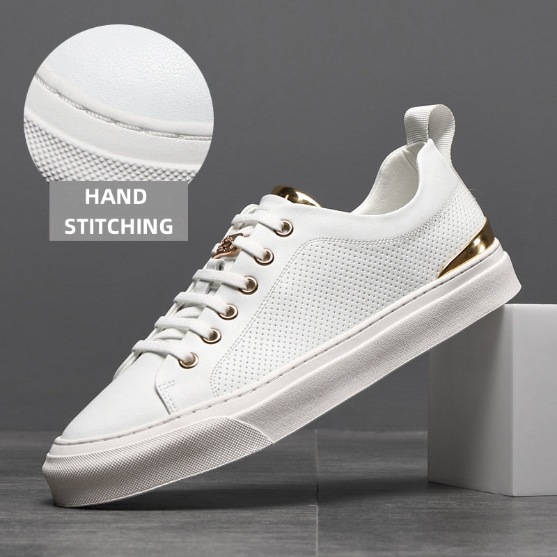 Italian Handmade Breathable Casual Leather Shoes