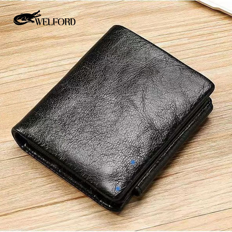 Men's Retro Multifunctional Short Wallet