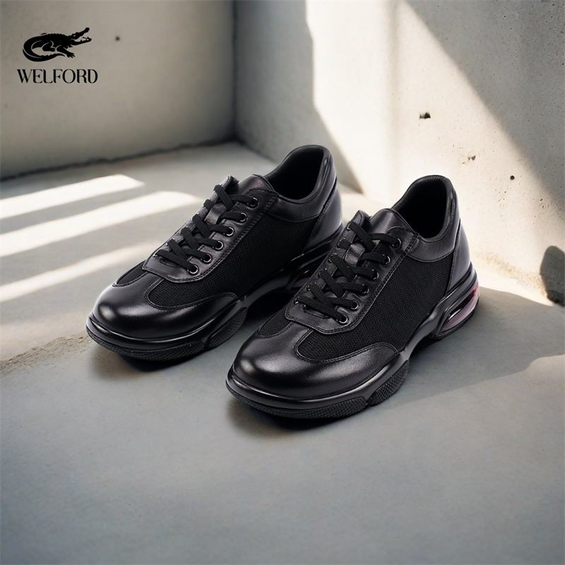 Italian Handmade Breathable Old Money Style Leather Sneakers