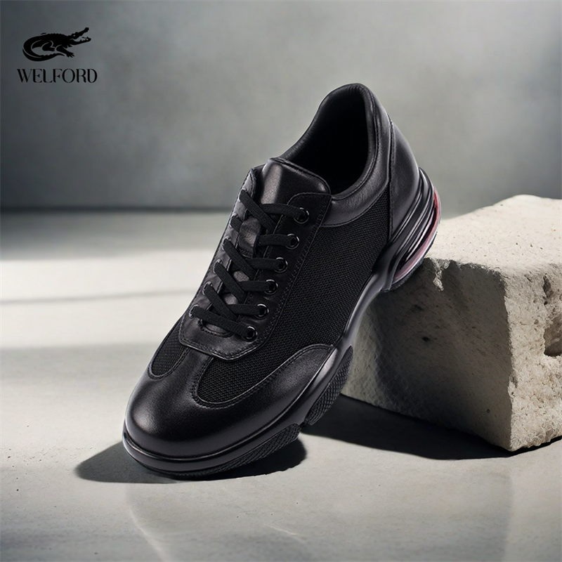 Italian Handmade Breathable Old Money Style Leather Sneakers