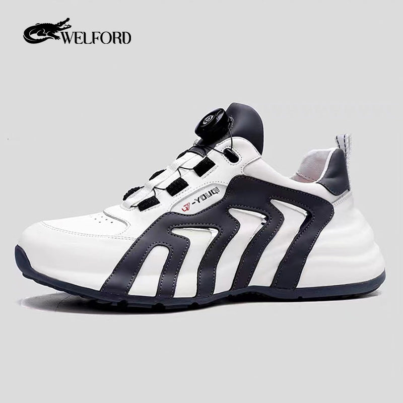 Top layer cowhide genuine leather casual shoes work shoes