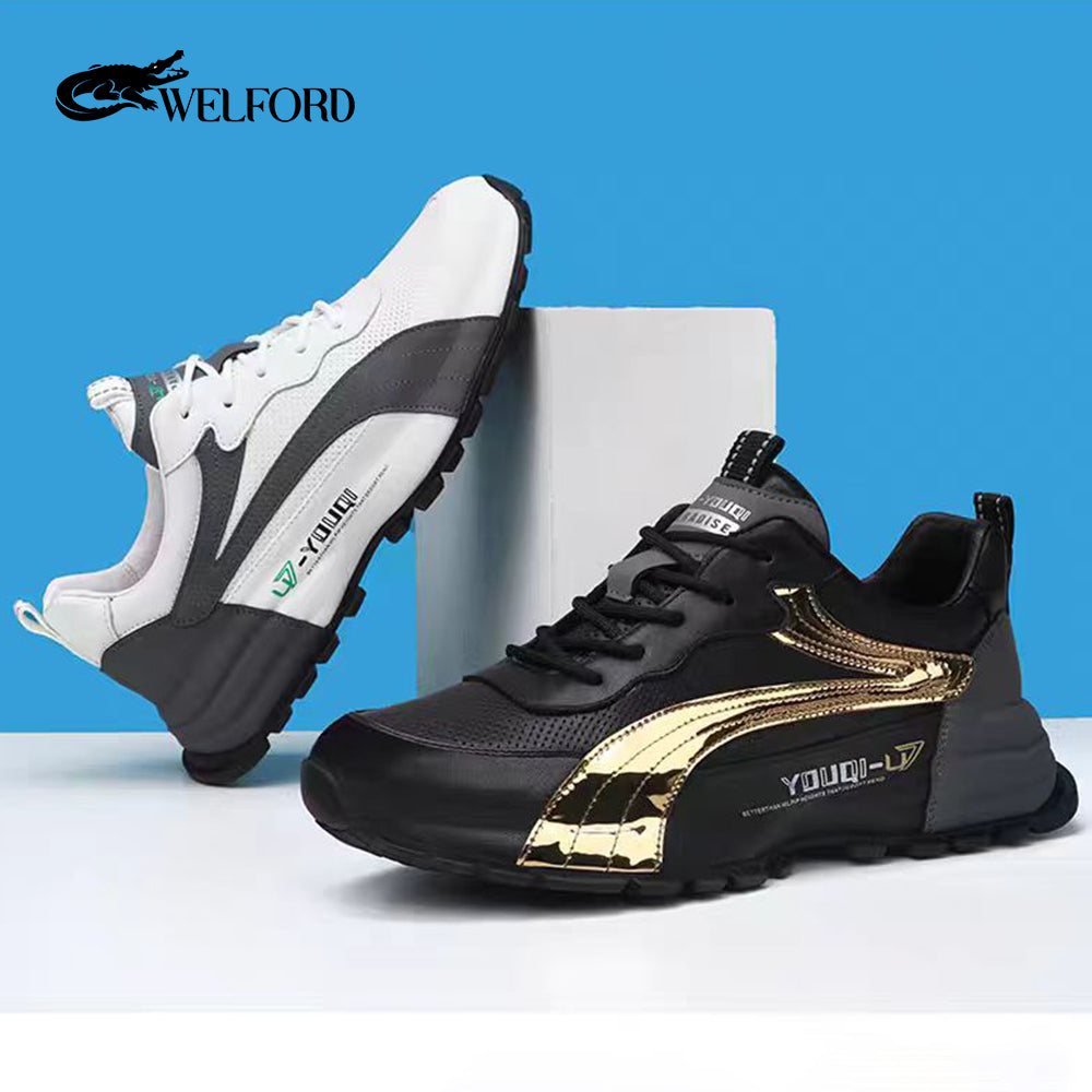 New handmade Milan cowhide dad shoes sneakers