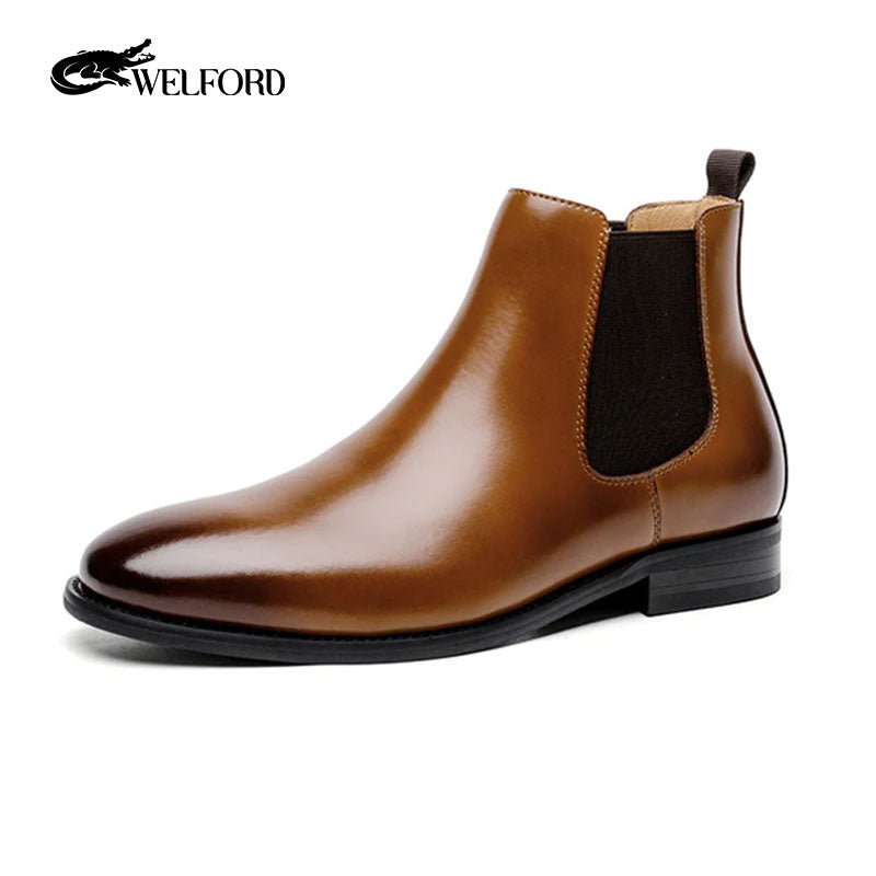 Men's genuine leather martin boots