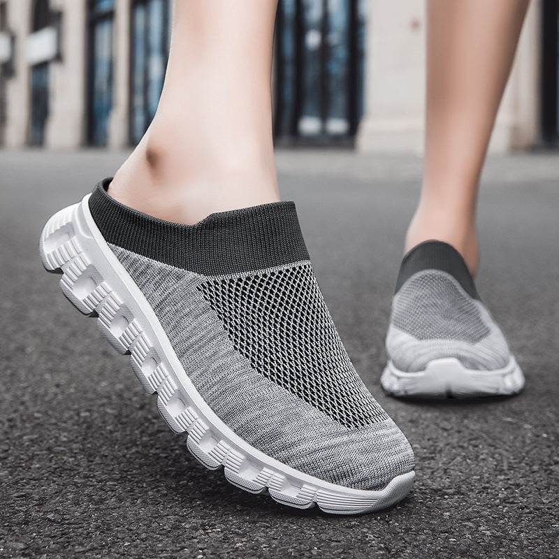 Men'S Summer Casual Breathable Half Slippers