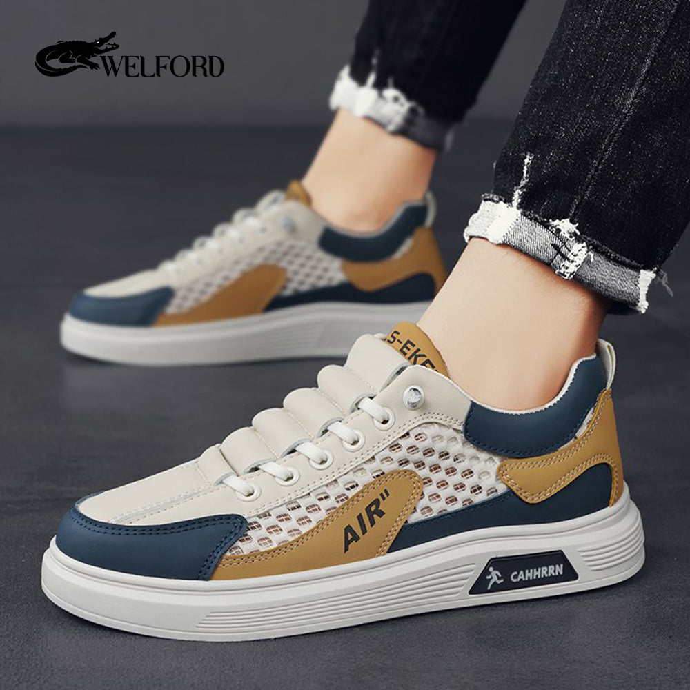 Italy fashionable mesh hollow casual shoes