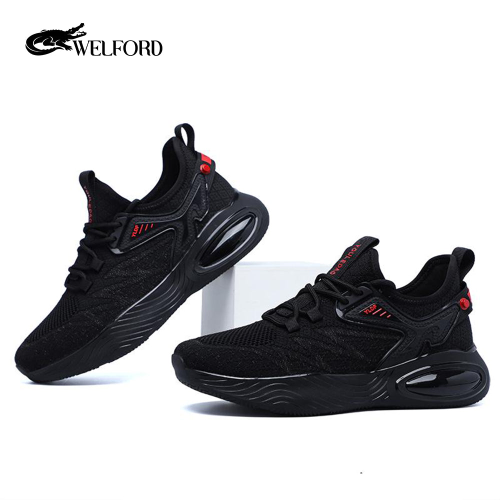 Lightweight versatile air-cushioned men's soft-soled sneakers