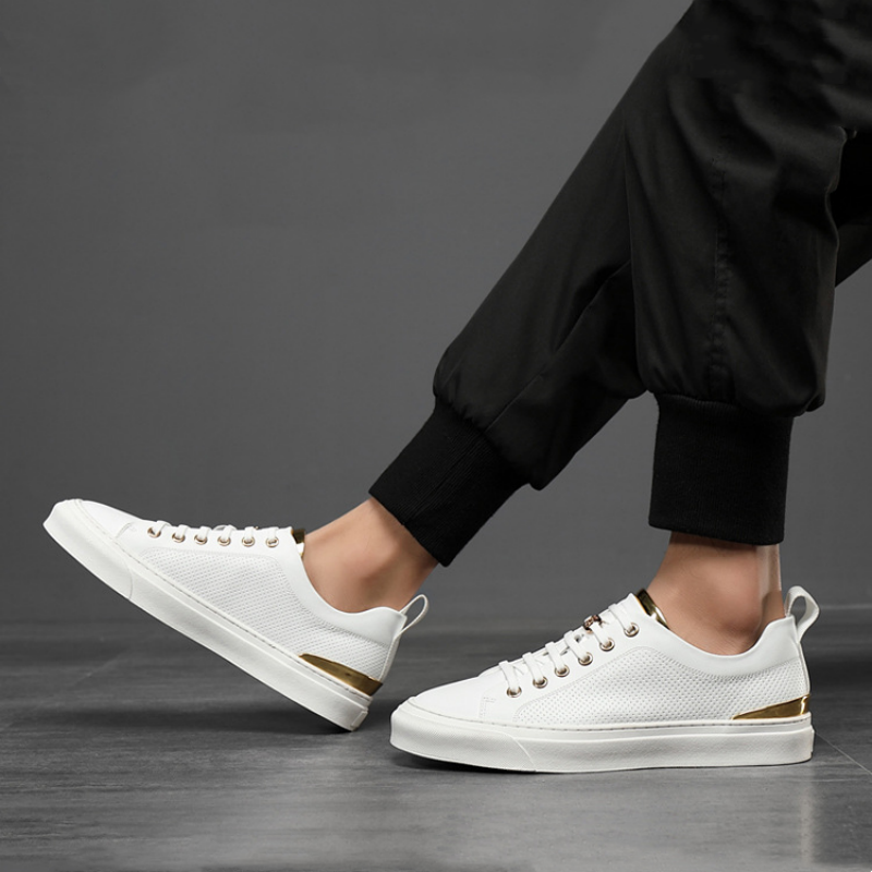 Italian Handmade Breathable Casual Leather Shoes