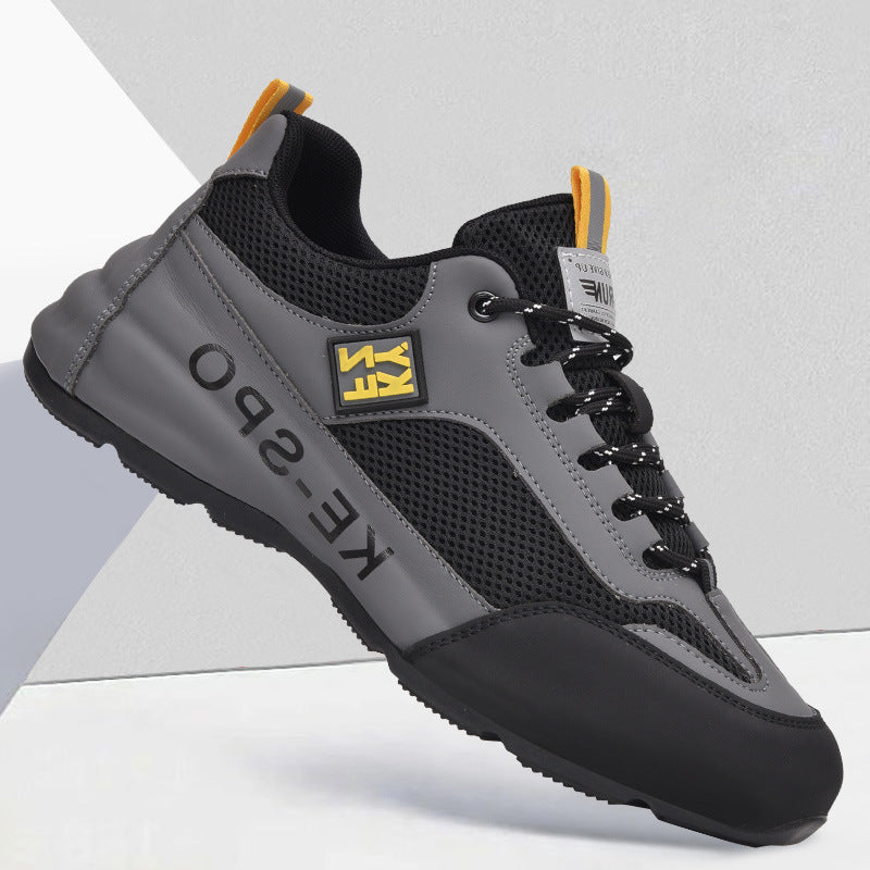 Mesh Cutout Shoes Comfortable Breathable Clunky Sneaker