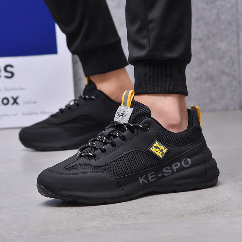 Mesh Cutout Shoes Comfortable Breathable Clunky Sneaker