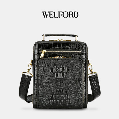 New Fashion Crocodile Pattern Handbag Casual Business Bag