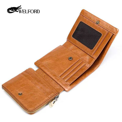 Men's Retro Multifunctional Short Wallet