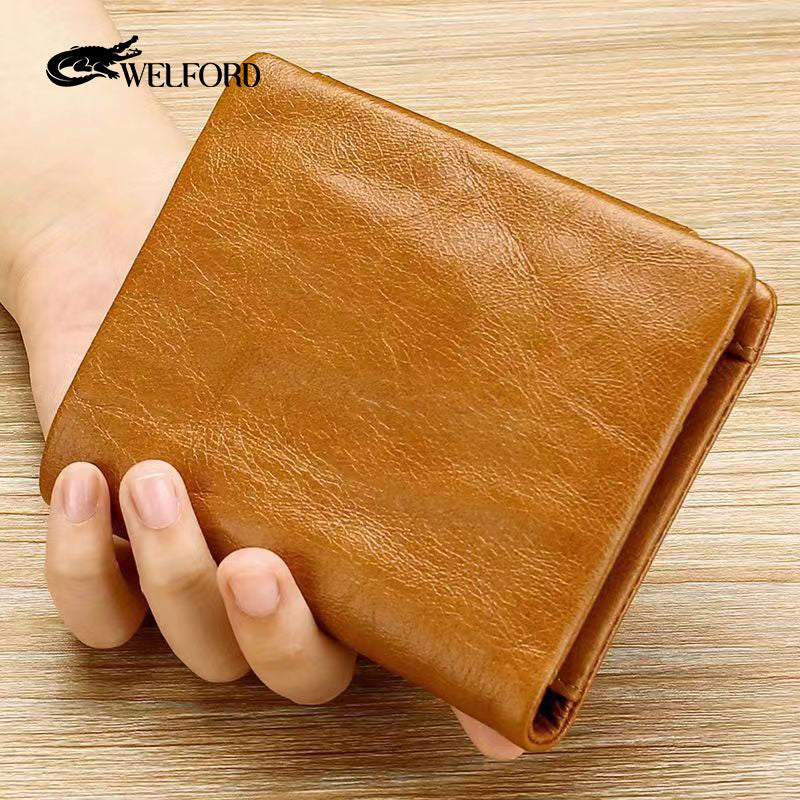 Men's Retro Multifunctional Short Wallet