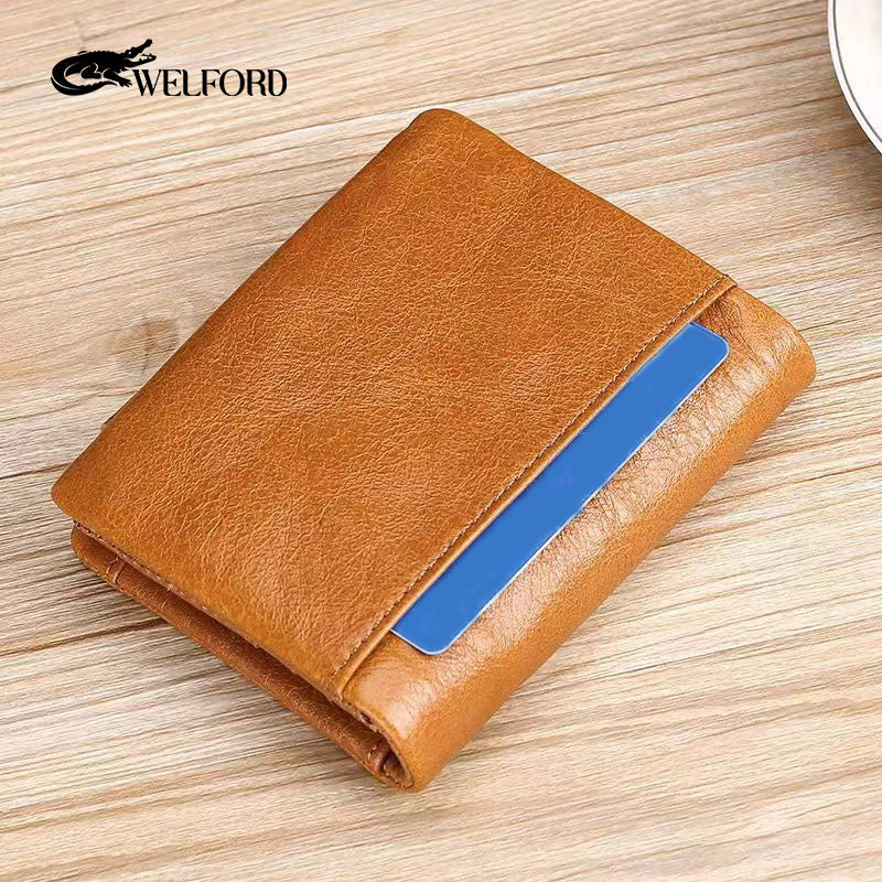 Men's Retro Multifunctional Short Wallet