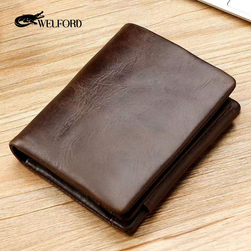 Men's Retro Multifunctional Short Wallet