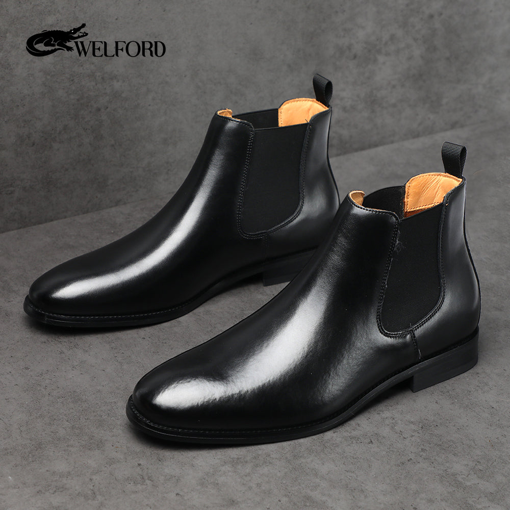Men's genuine leather martin boots