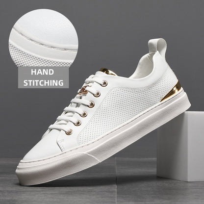 Italian Handmade Breathable Casual Leather Shoes