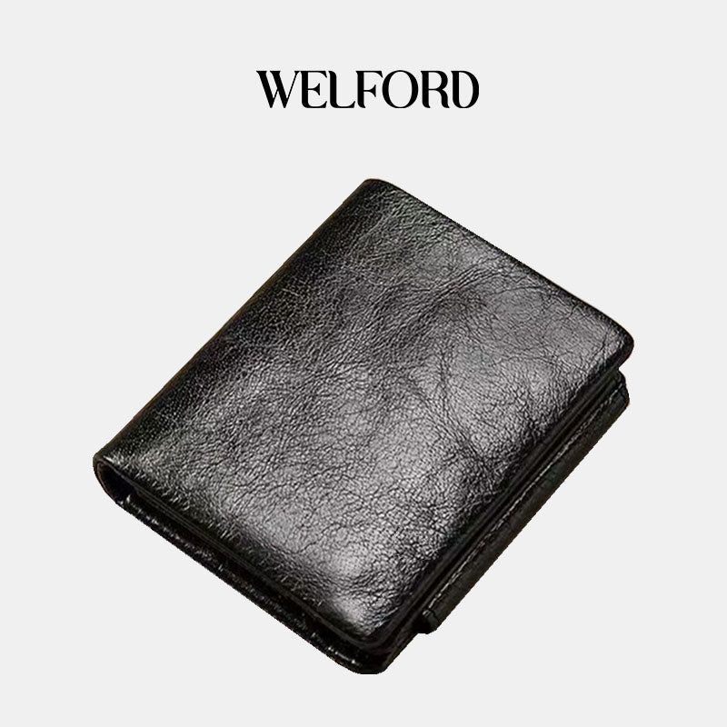 Men's Retro Multifunctional Short Wallet