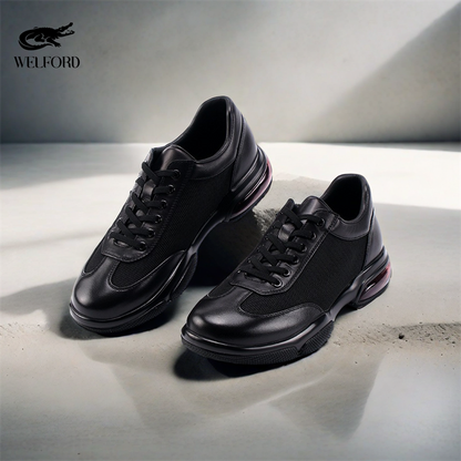 Italian Handmade Breathable Old Money Style Leather Sneakers
