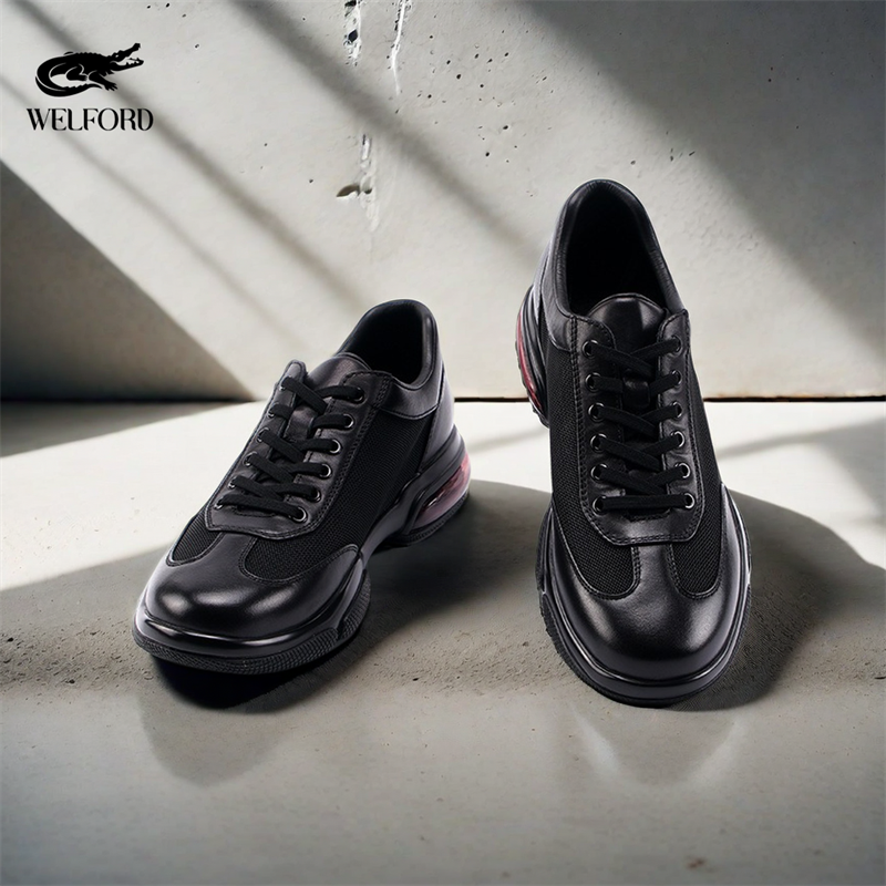 Italian Handmade Breathable Old Money Style Leather Sneakers