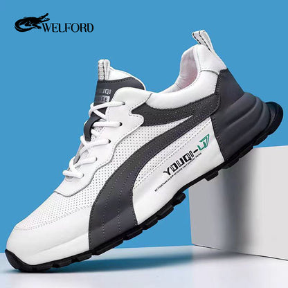 New handmade Milan cowhide dad shoes sneakers