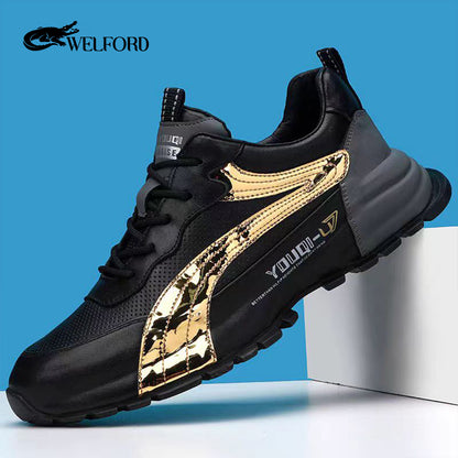 New handmade Milan cowhide dad shoes sneakers