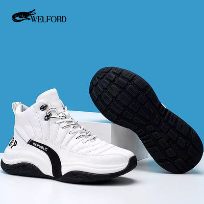 New style cowhide sneakers