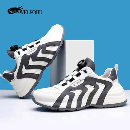 Top layer cowhide genuine leather casual shoes work shoes