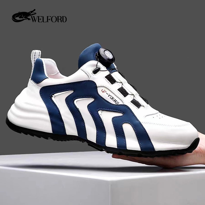 Top layer cowhide genuine leather casual shoes work shoes