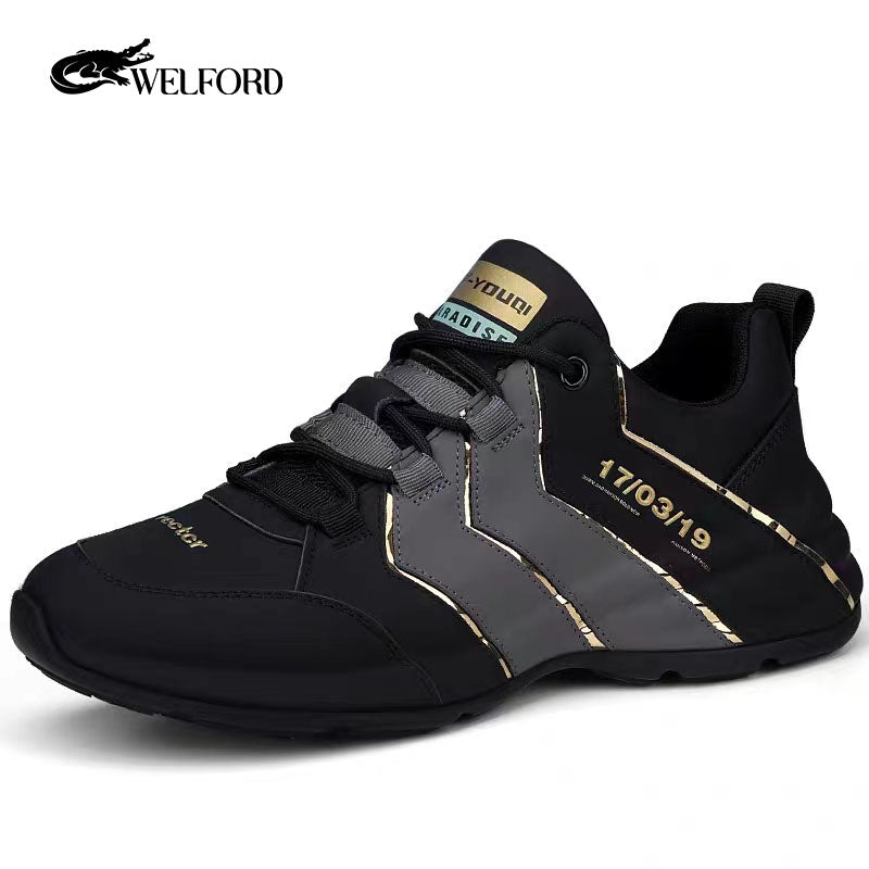New leather breathable non-slip casual shoes