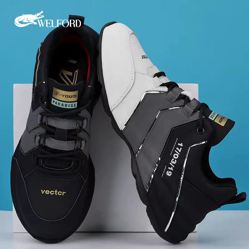New leather breathable non-slip casual shoes