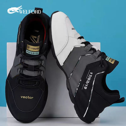 New leather breathable non-slip casual shoes