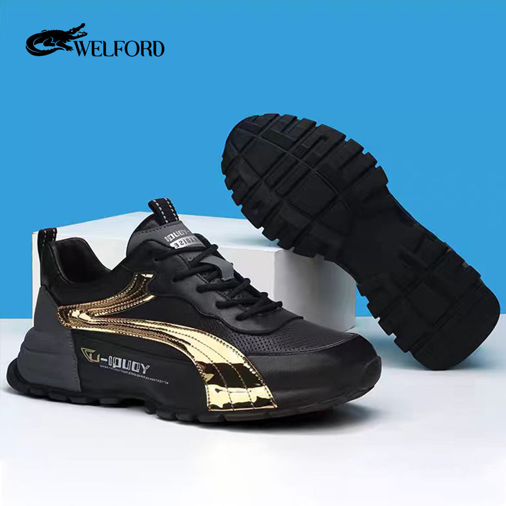 New handmade Milan cowhide dad shoes sneakers