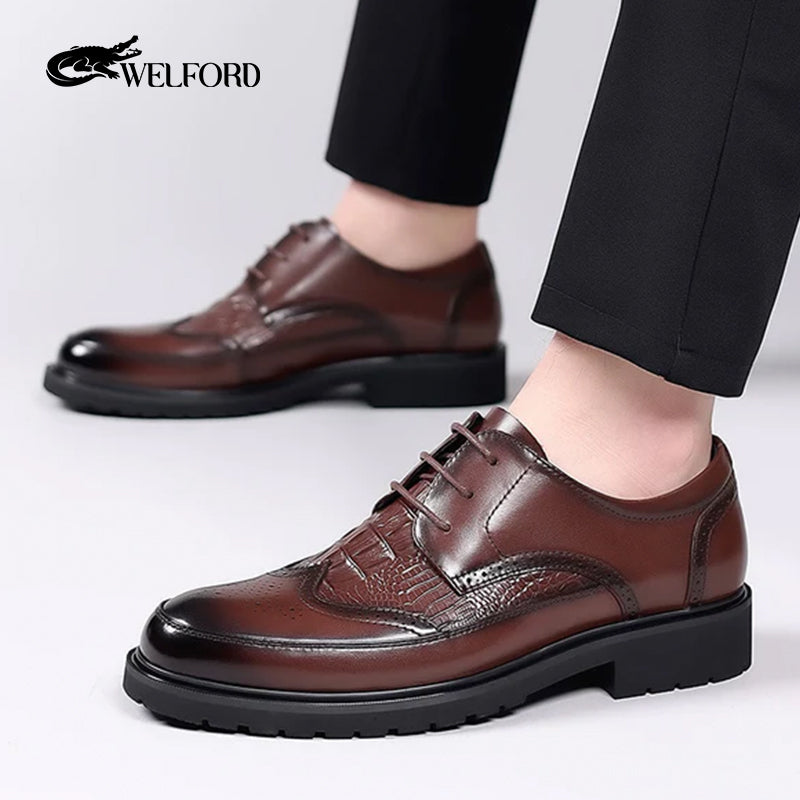 Men's business formal leather shoes