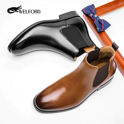 Men's genuine leather martin boots