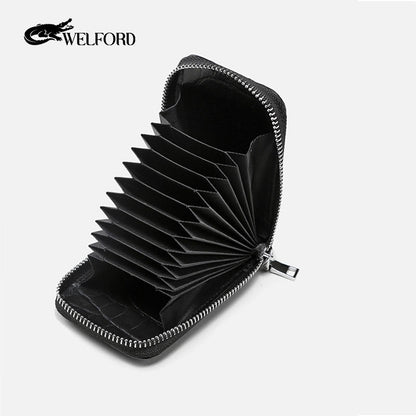 New men's business crocodile leather wallet