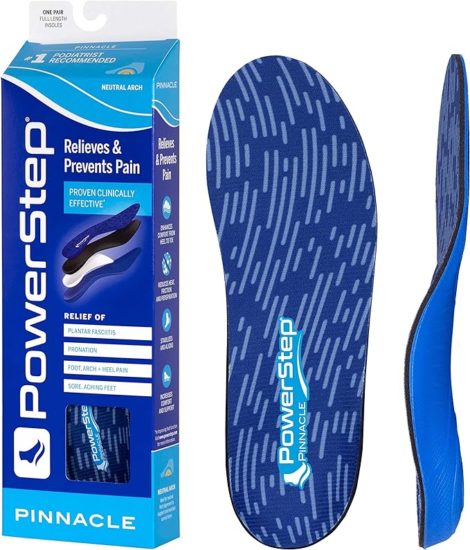 Orthopedic insoles for plantar fasciitis relief