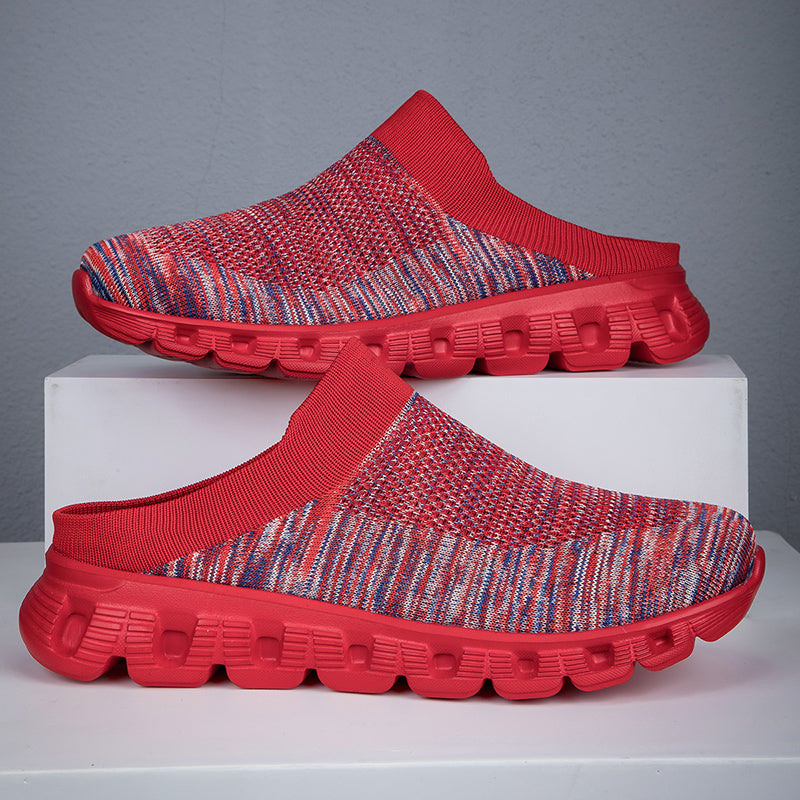 Men'S Summer Casual Breathable Half Slippers