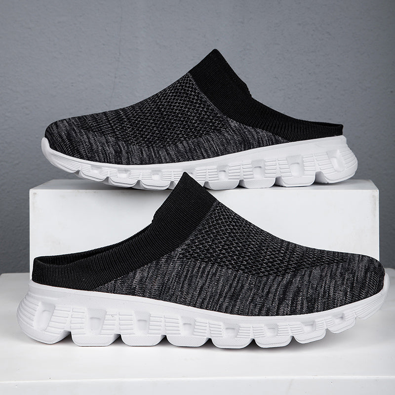 Men'S Summer Casual Breathable Half Slippers