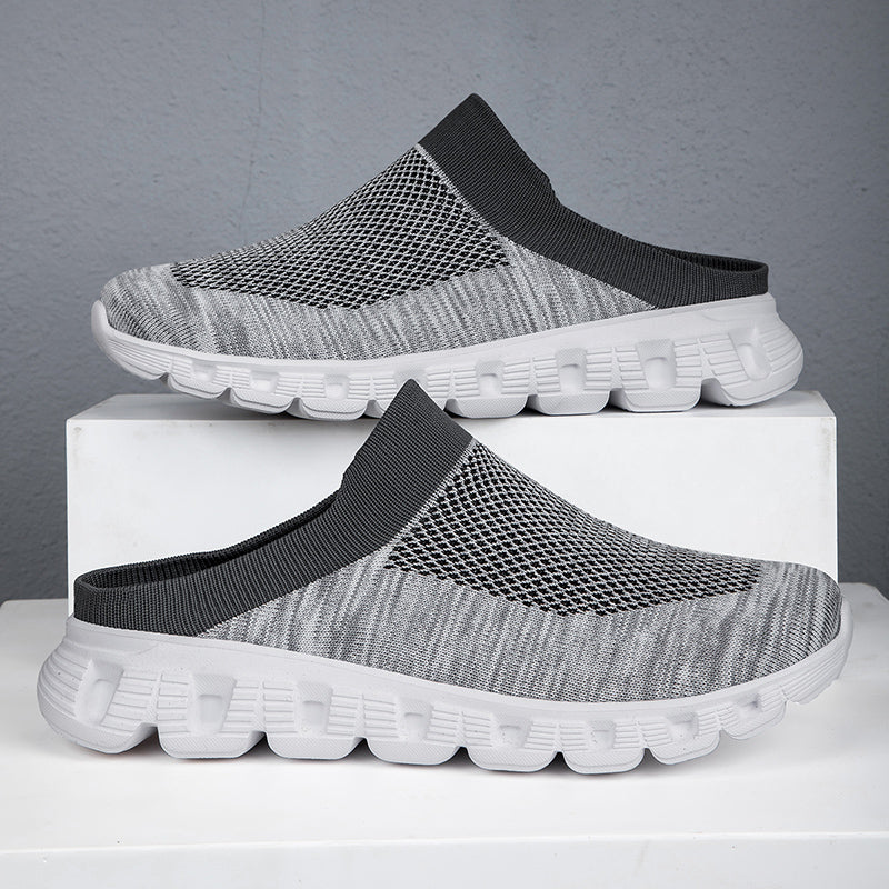 Men'S Summer Casual Breathable Half Slippers