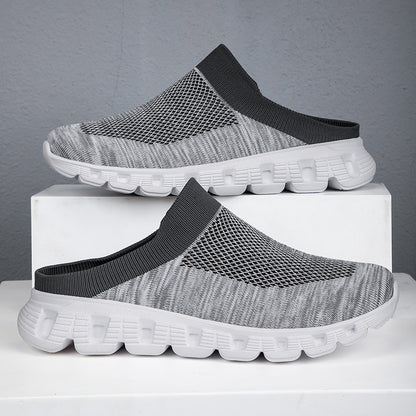 Men'S Summer Casual Breathable Half Slippers