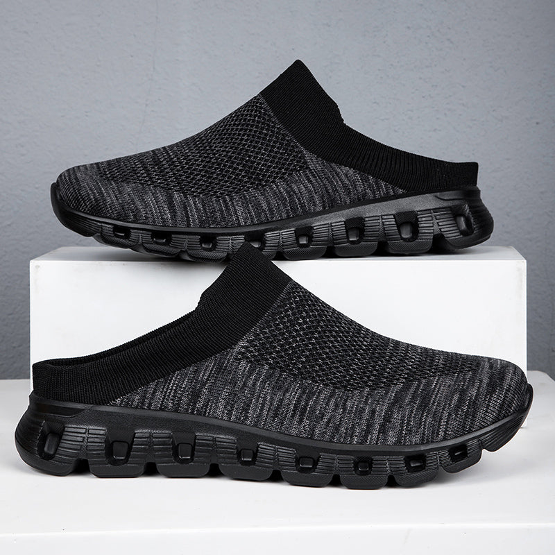 Men'S Summer Casual Breathable Half Slippers
