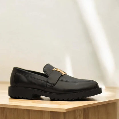 Premium Black Chunky Loafers