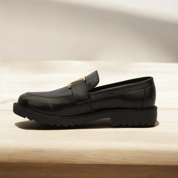 Premium Black Chunky Loafers