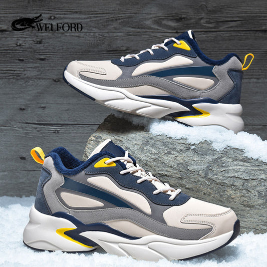 New Thick Soled Sports Shoes Warm Casual Shoes