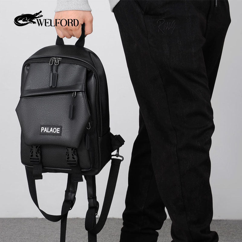 New men's casual backpack chest bag