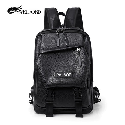 New men's casual backpack chest bag
