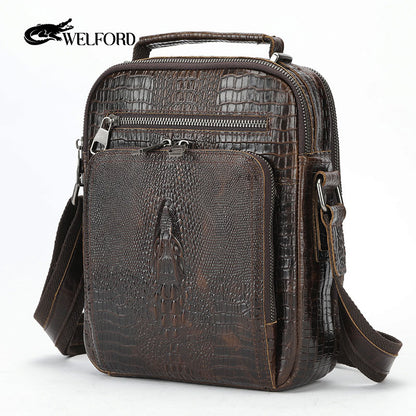 Men's vintage shoulder crossbody bag