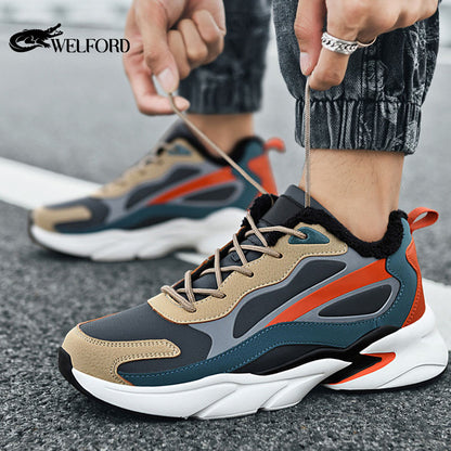 New Thick Soled Sports Shoes Warm Casual Shoes
