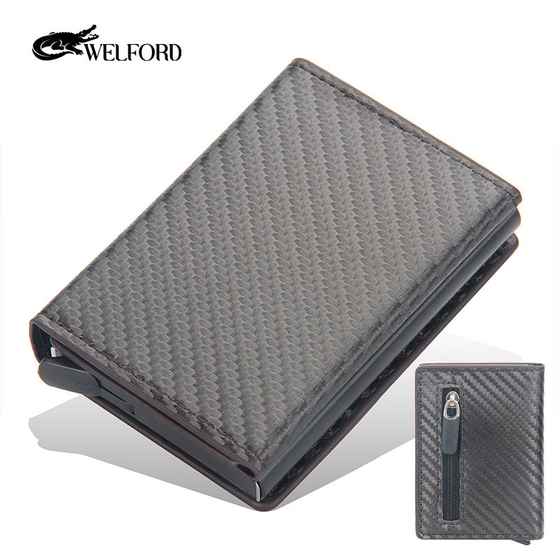 Men's card holder short automatic card holder