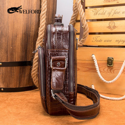 Men's vintage shoulder crossbody bag